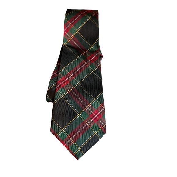 Boys Tartan Plaid Holiday Tie - Picture 1 of 4